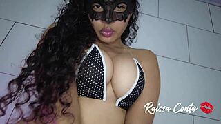 Raissa conte sucks hard cock, gives pussy and ass, inserts anal plug