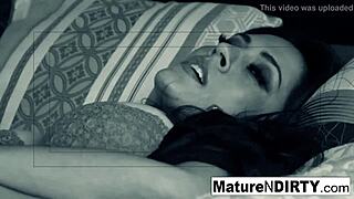 Brunette Milf Secretly Recorded Masturbating And Fucking