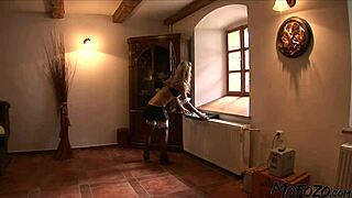 I can't get enough of this young maid's intense anal sex scene.