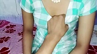 Cute Indian Desi Bhabhi Stocking with Devar and Hard-Core Fucking Front of Her Sister