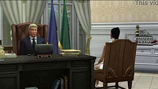 Kim K Presidential Pussy Sex