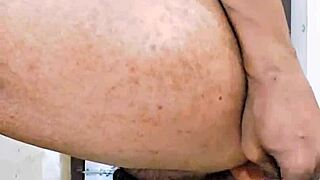 Watch the standing anal fuck, blowjob, and pissing