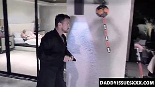 The sword fighting between chloe temple and our stepdads didnt last long before they were deep into cock sucking and pussy plowing