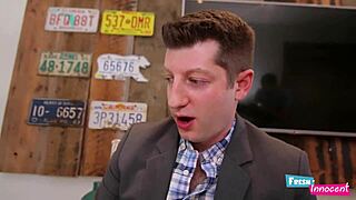 fresh & innocent - a teacher fucks his two best teen 18+ students with big natural tits and costumes.