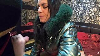 Latina milf gives fetish blowjobs in shorts compilation