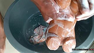 Sex Doll Gets Creampie!