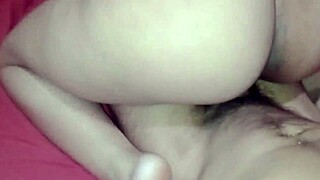 Slutty Whore Rides Dick Hard After Party On Red