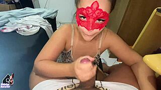 Hot Girl Feels Intense Pleasure Drinking All The Gifted Guys' Cum In A Delicious Oral Cumshot