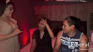 cuckold real - swinger couple lets wife fuck single in front of cuckold husband and becomes hotwife