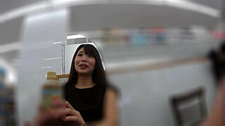 The cute asian mature woman masturbates solo to squirting orgasm.