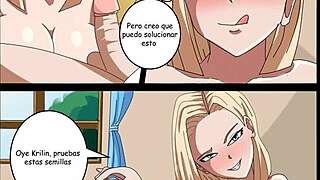 comics porno krillin y numero 18 follando y se une bulma