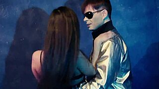 Alex angel and caroline sharing intimate moments.