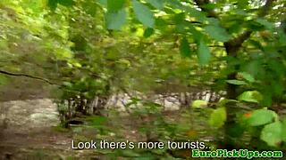 publicsex euro slut flashing for cash?