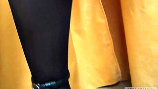 thigh jobs sexy legs in stockings and high heels - xsanyany