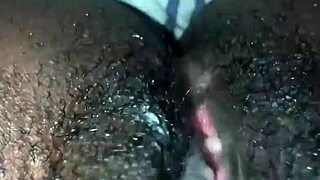black babe fingers her wet pussy in late night solo masturbation session