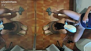 Latina milf deepthroats in nylons