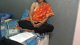 chatting about romance with my friend's stepmom when she's alone at home