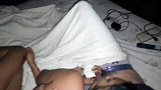 My sister-in-law comes to my room after the party for a homemade video