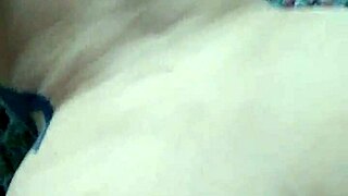 Big booty receives cum in the morning