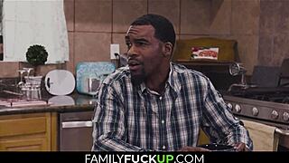 Emma Starletto Touches Her Black Stepdad Rome Major in a Suggestive Way