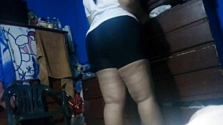 morena latina with big butt in pov view