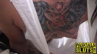 Cute Nayomi Sharp Dominated And Cum Sprayed By Old Man Pascal