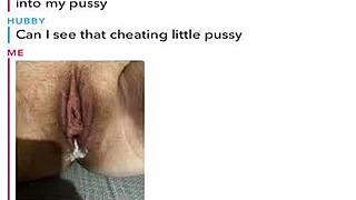 sexting while cuckolding husband on snap chat