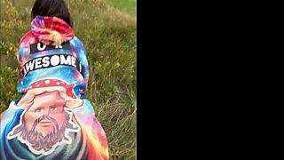 Hey, destroying her pussy during holidays with anal and licking