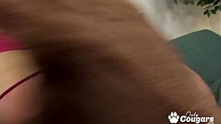 Hollie stevens oils up her phat milf booty for some dick