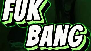 the BUSTY BRUNETTE GETS HER PUSSY FIXED BY TWO HUGE COCKS