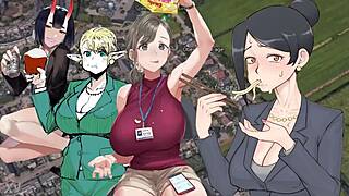 WATCH THIS OFFICE LADY AT WORK!