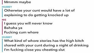 sexting while cuckolding husband on snap chat