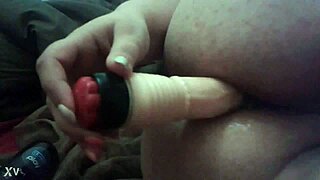 Sarah Link Enjoys Anal Toying With Big Tits