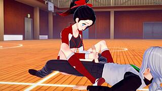 Cheerleader Maria Takes Guy To Gym For Workout