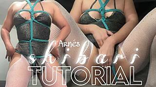 Tutorial Shibari 2.0 Teaches How To Make A Harness While Masturbating In Front Of The Camera Astarioth