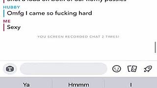 sexting while cuckolding husband on snap chat