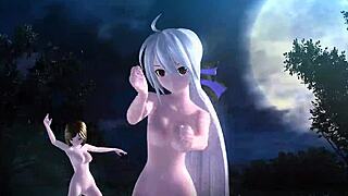 Kagamine Rin Meiko And Haku Knife Project Diva Nude Mod
