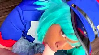 Pov you talk officer jenny out of giving you a ticket and into a squirt session