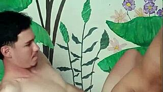 Stepbrother Fucks Me Hard While Stepfathers Listen Next Door