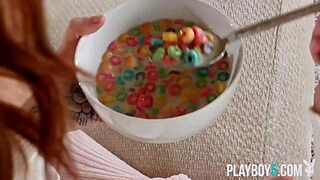 Skye Blue Flaunts Big Natural Tits!