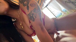 Oh, the passionate lingerie sex leading to a creampie!