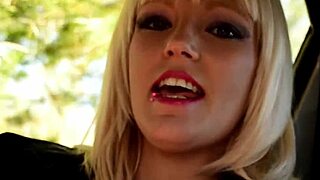 Spanish Beauty Stefanni Tarrago's Car Fuck With French Monster Cock And Natural Tits.