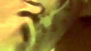 Black Model Gagged Handcuffed Riding Dick Glass Dildo Playing Pussy