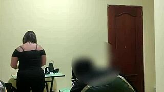 oh man, harassing the maid with rough sex!