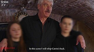 two cuties submit to the holy master's domination in a thrilling tale