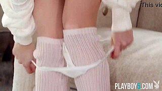 Skye Blue Flaunts Big Natural Tits!