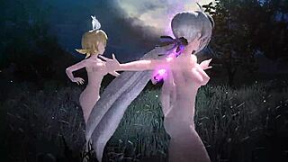 Kagamine Rin Meiko And Haku Knife Project Diva Nude Mod