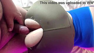 Cheating Wife Gets Anal Fucked by Husband's Best Friend in Leggings Without Condom for Money to Fulfill Fetish