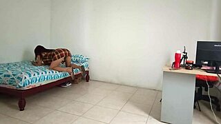 Horny girl dances naked shows her asshole.