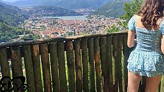 back from the trip, i oil up my boyfriend's big caucasian cock